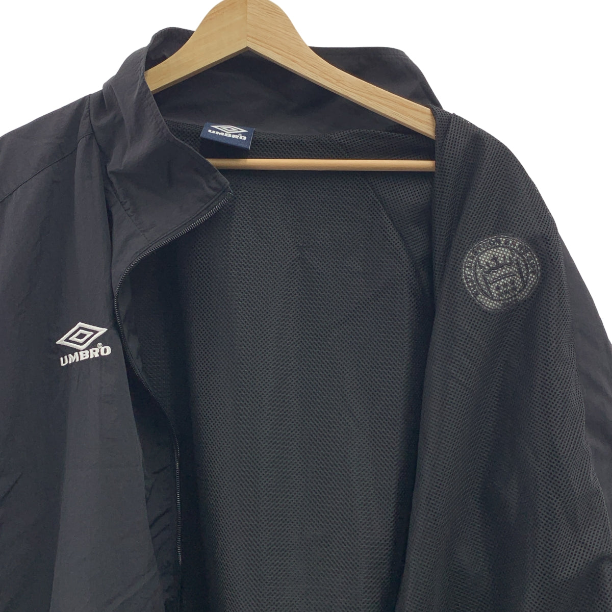 【美品】  FREAK'S STORE / フリークスストア | 2024SS | UMBRO NYLON TRACK JACKET アンブロ ナイロン トラックジャケット | L | ブラック | メンズ