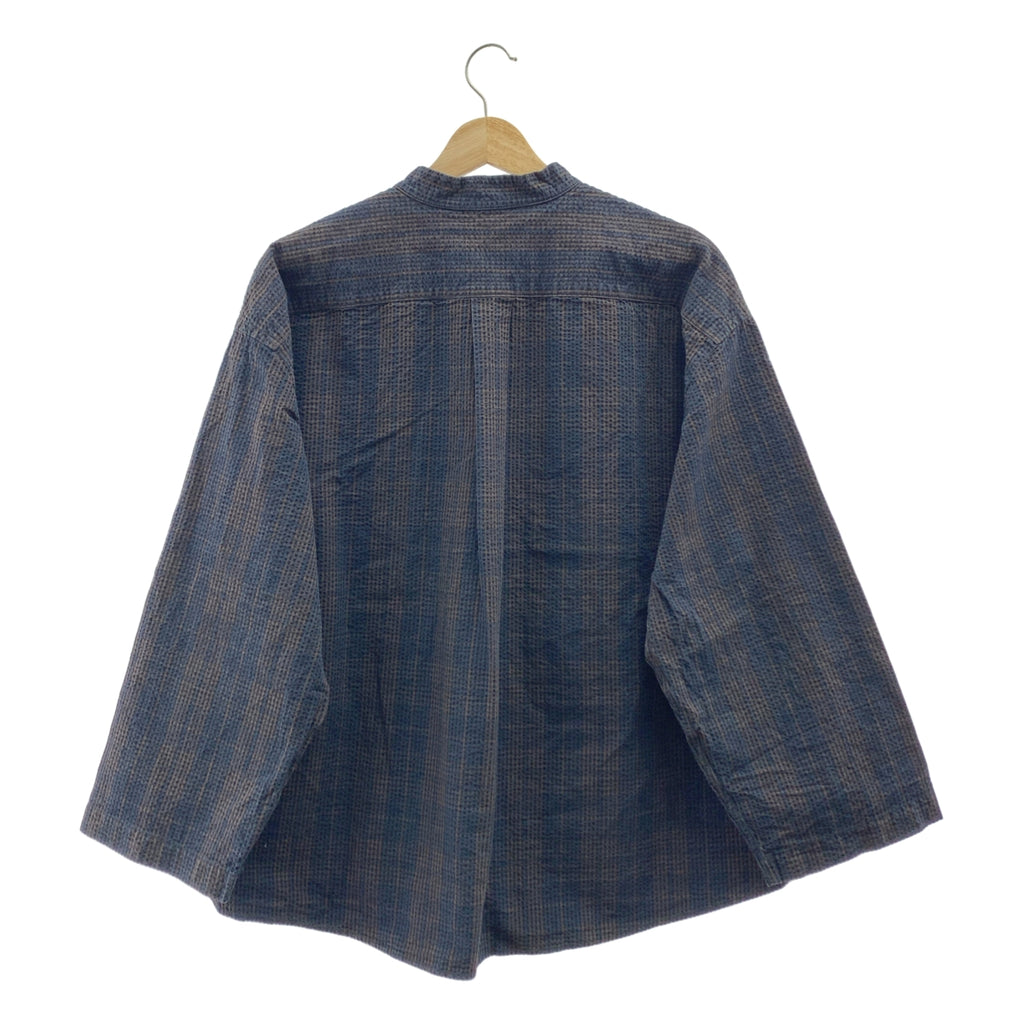 Cristaseya | 條紋泡泡紗睡衣襯衫 | L碼 | 男款