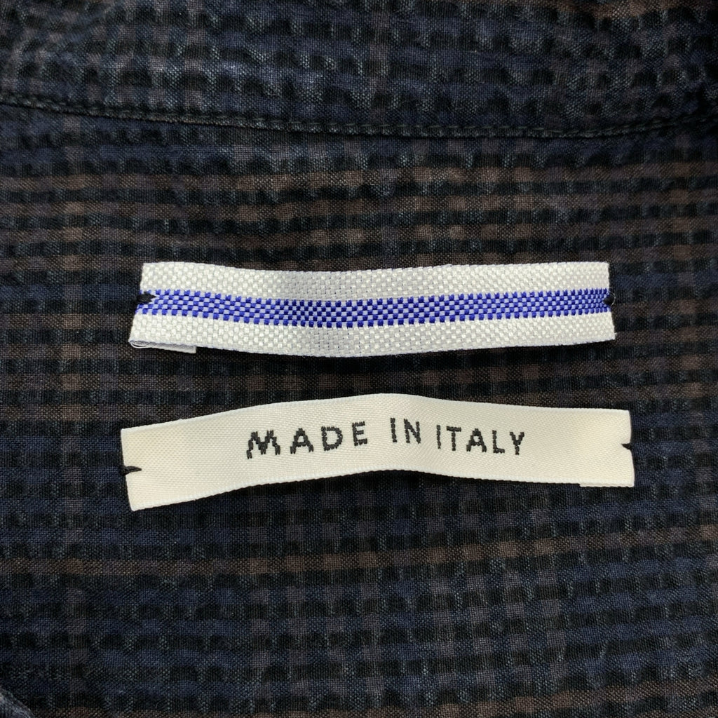 Cristaseya | 條紋泡泡紗睡衣襯衫 | L碼 | 男款