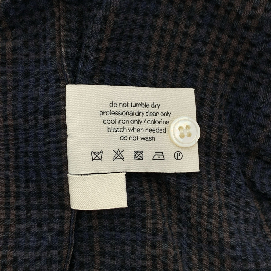 Cristaseya | 條紋泡泡紗睡衣襯衫 | L碼 | 男款