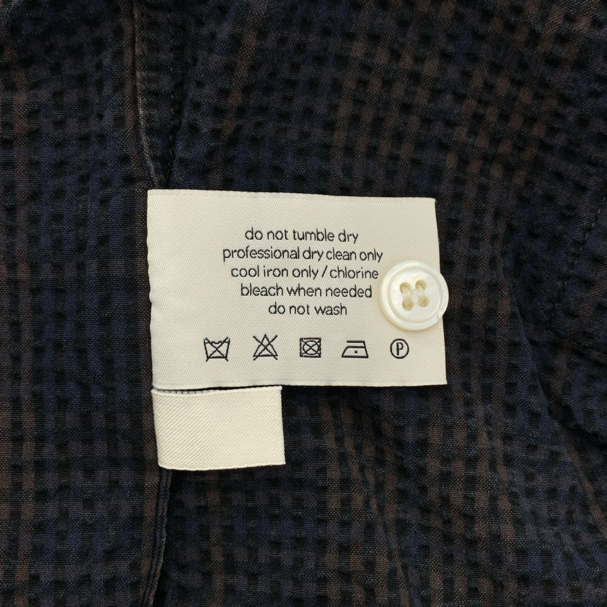 Cristaseya | 條紋泡泡紗睡衣襯衫 | L碼 | 男款