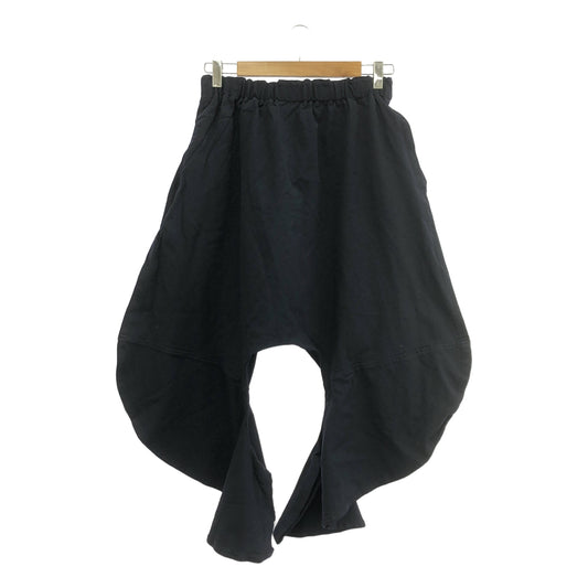 COMME des GARCONS / コムデギャルソン | 2010AW | ポリエステル 縮絨 変形 立体 ドローストリング パンツ | S | レディース