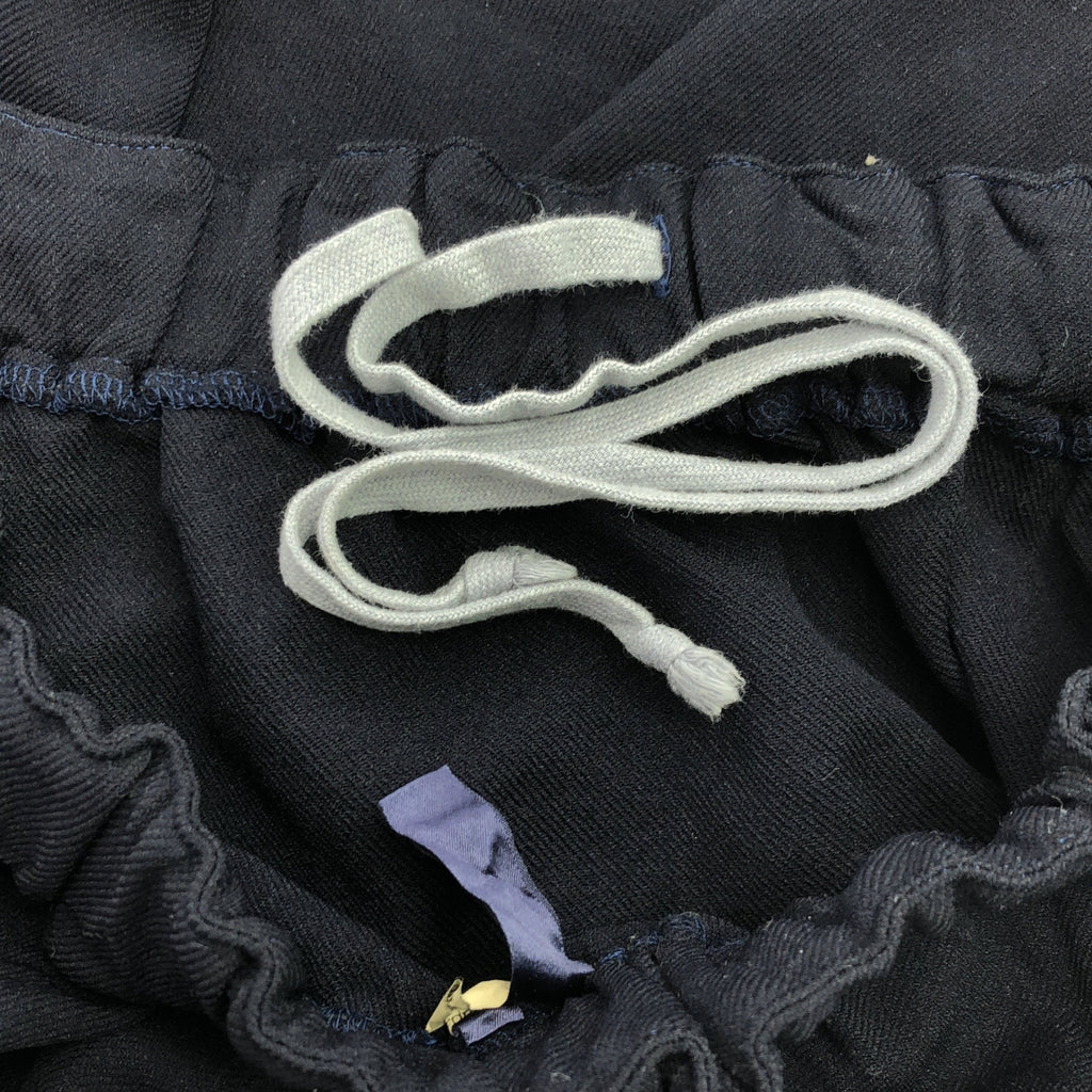 COMME des GARCONS | 2010AW | 聚酯縮水變形3D抽繩褲 | S | 海軍藍 | 女款