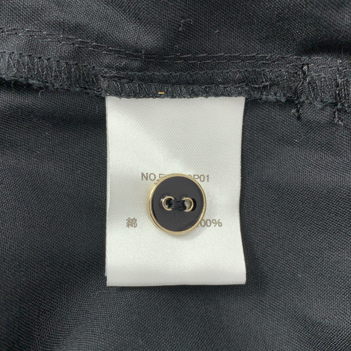 foufou | THE DRESS 繫帶襯衫裙 | 0 號 | 黑色 | 女裝