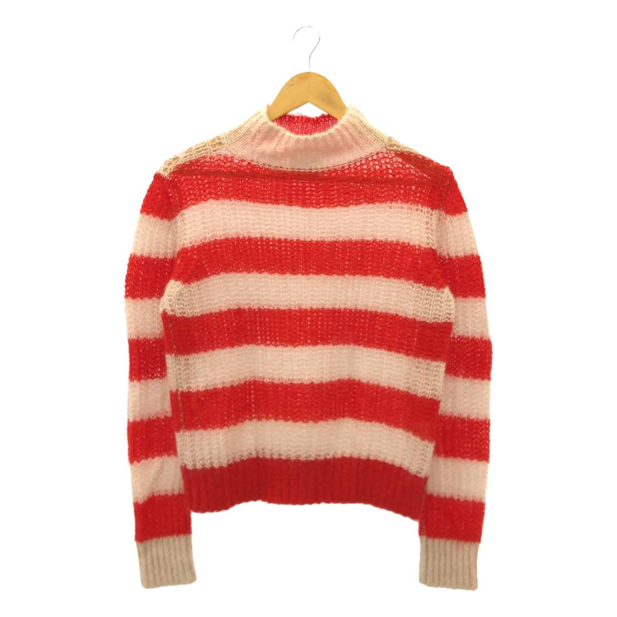 forte_forte / Forte Forte | Mohair Striped Knit | 1 | Red/Pink | Women's