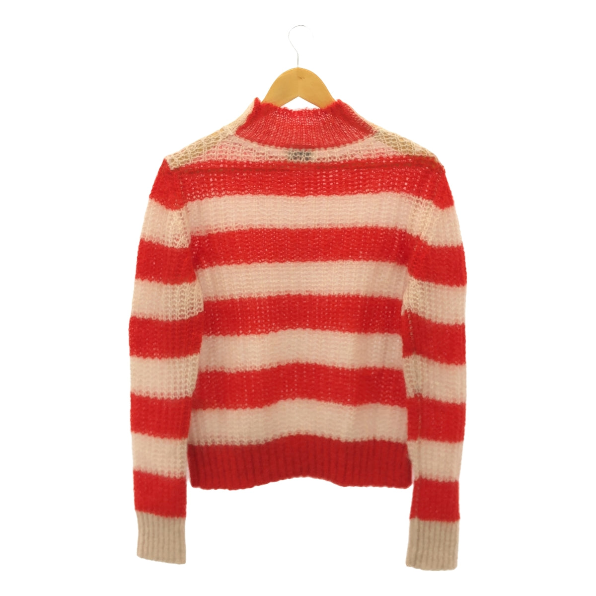 forte_forte / Forte Forte | Mohair Striped Knit | 1 | Red/Pink | Women's