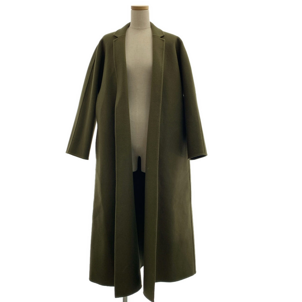 【成色極佳】MADISON BLUE | 蝙蝠袖大衣 / 羊毛無扣大衣 | 尺寸 01 (S) | 卡其色 | 女款