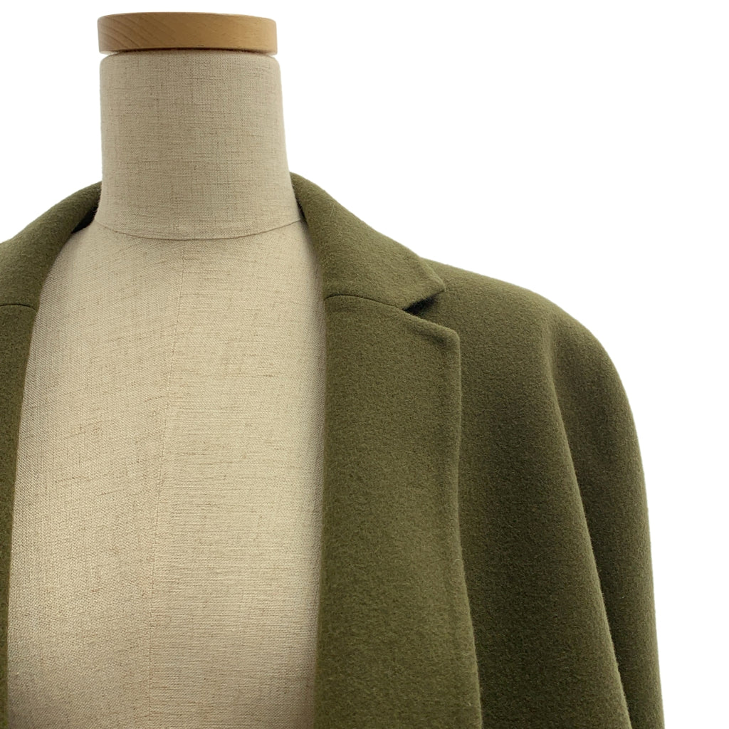 【成色極佳】MADISON BLUE | 蝙蝠袖大衣 / 羊毛無扣大衣 | 尺寸 01 (S) | 卡其色 | 女款