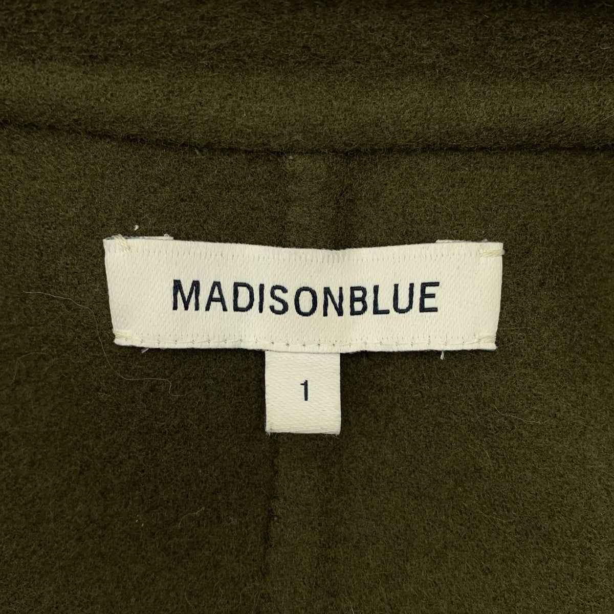 【成色極佳】MADISON BLUE | 蝙蝠袖大衣 / 羊毛無扣大衣 | 尺寸 01 (S) | 卡其色 | 女款