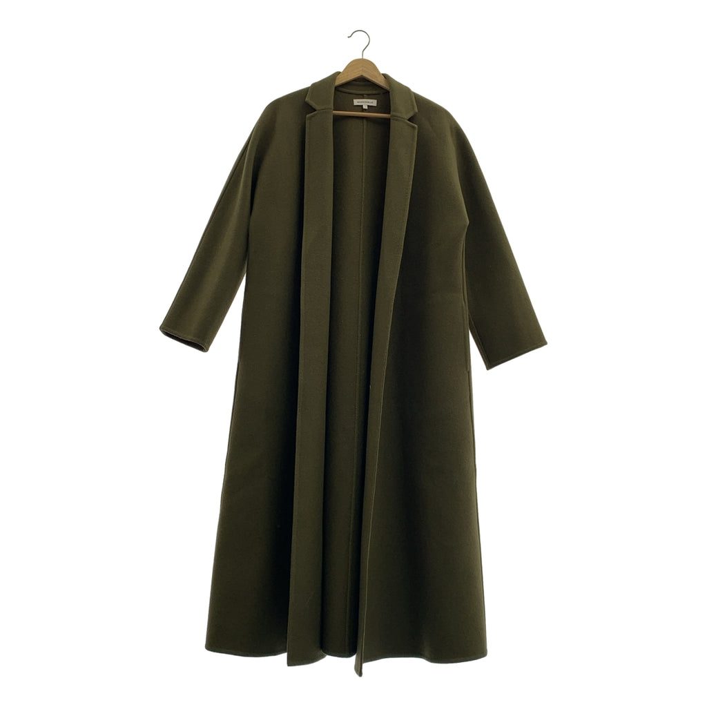 【成色極佳】MADISON BLUE | 蝙蝠袖大衣 / 羊毛無扣大衣 | 尺寸 01 (S) | 卡其色 | 女款