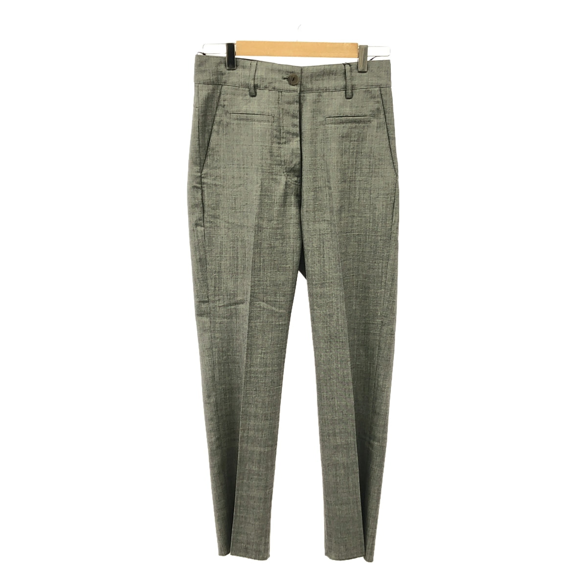 [狀況良好] LOEWE |羊毛休閒褲 |尺寸 36 |灰色 |女性的