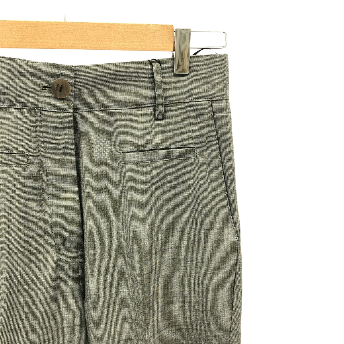 [狀況良好] LOEWE |羊毛休閒褲 |尺寸 36 |灰色 |女性的