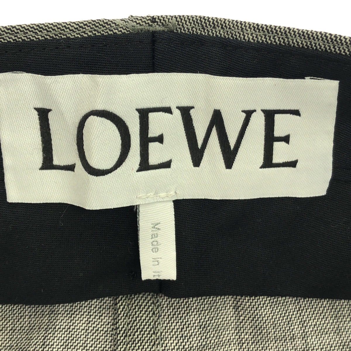 [狀況良好] LOEWE |羊毛休閒褲 |尺寸 36 |灰色 |女性的