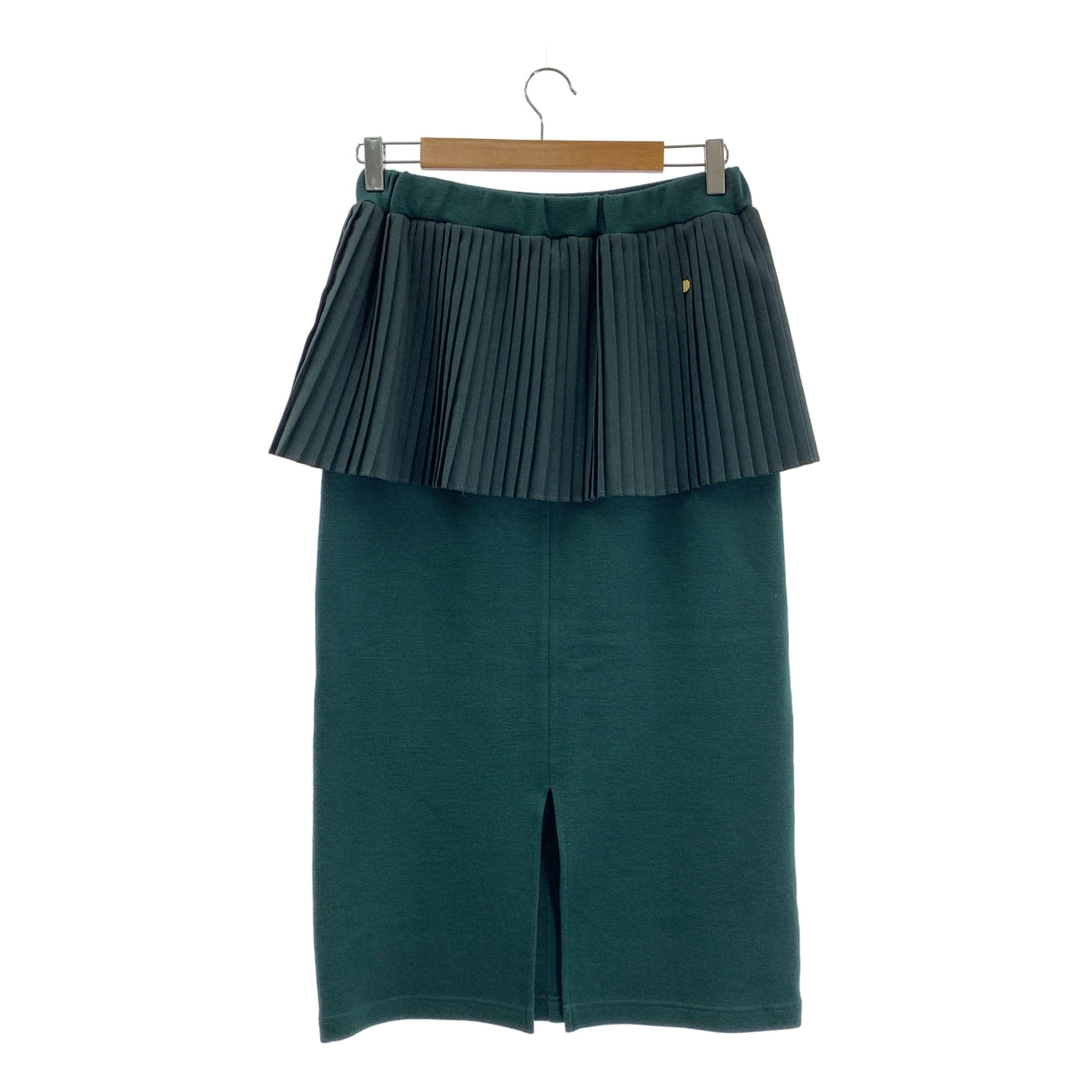 MUVEIL / 뮤베일 | 페프람 니트 스커트 | 38 | 그린 | 여성