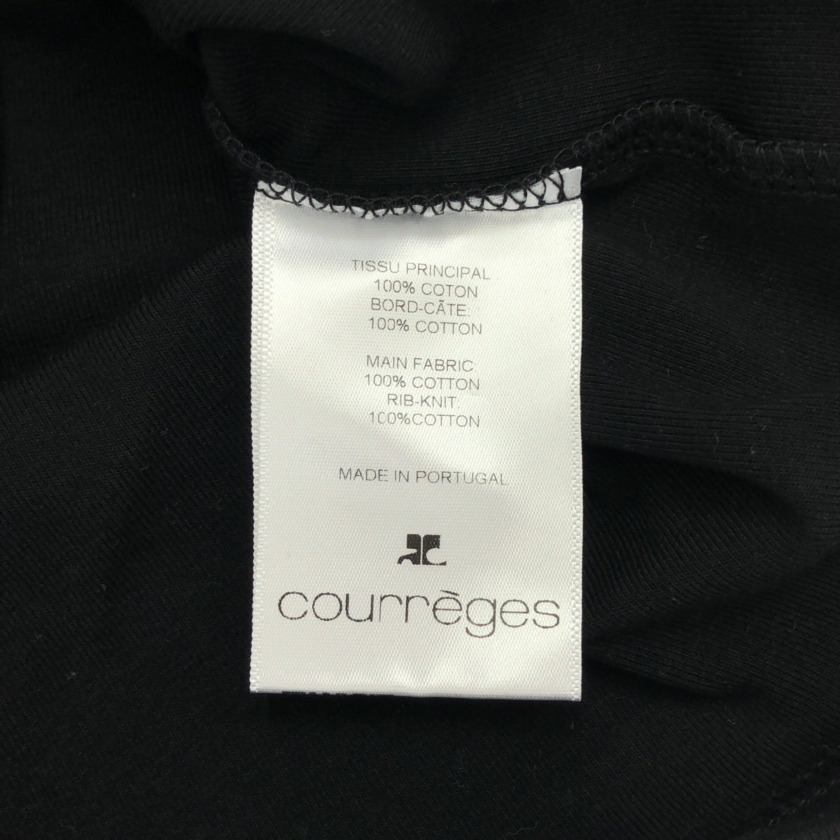 COURREGES | 單點標誌圓領T卹 | S碼 | 女款