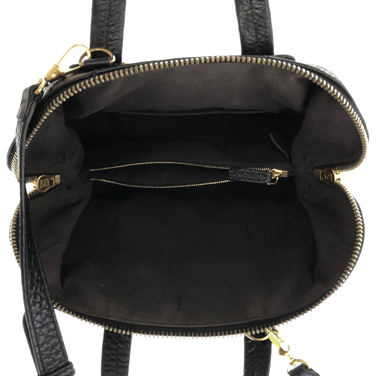 芬迪 | 2way變色龍皮革單肩包 |黑色 |女性的