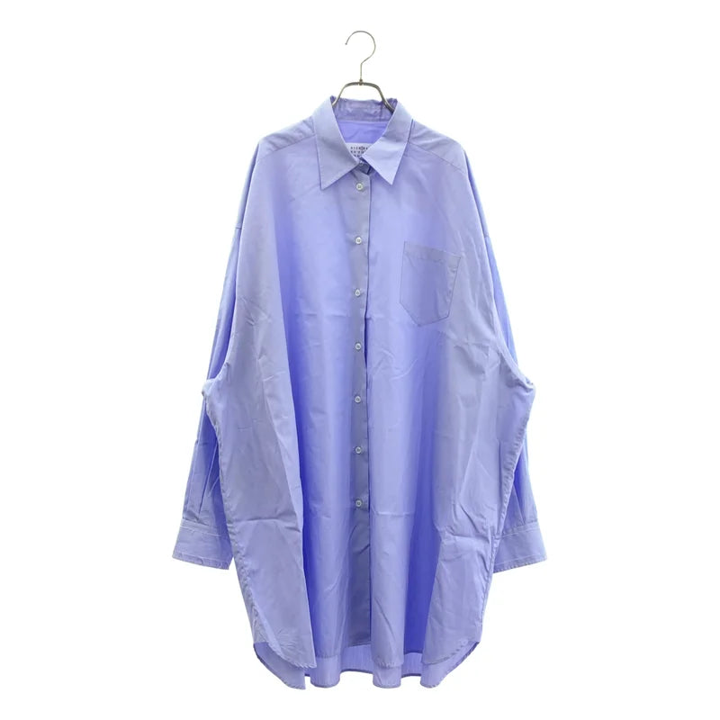 Maison Margiela / メゾンマルジェラ | 2024SS | コットン ポプリン オーバーサイズ ビッグシルエット シャツ | XS | レディース
