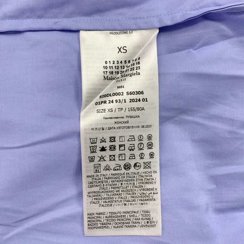 Maison Margiela / メゾンマルジェラ | 2024SS | コットン ポプリン オーバーサイズ ビッグシルエット シャツ | XS | レディース
