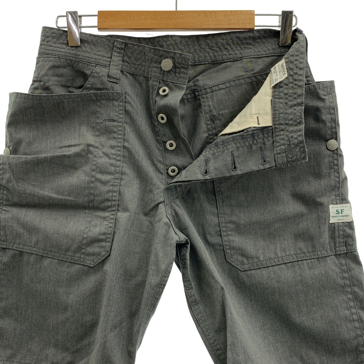 SASSAFRAS / 사사후라스 | Fall Leaf Pants 1/2 T/C West Point 웨스트 포인트 폴 리프 반바지 | S |