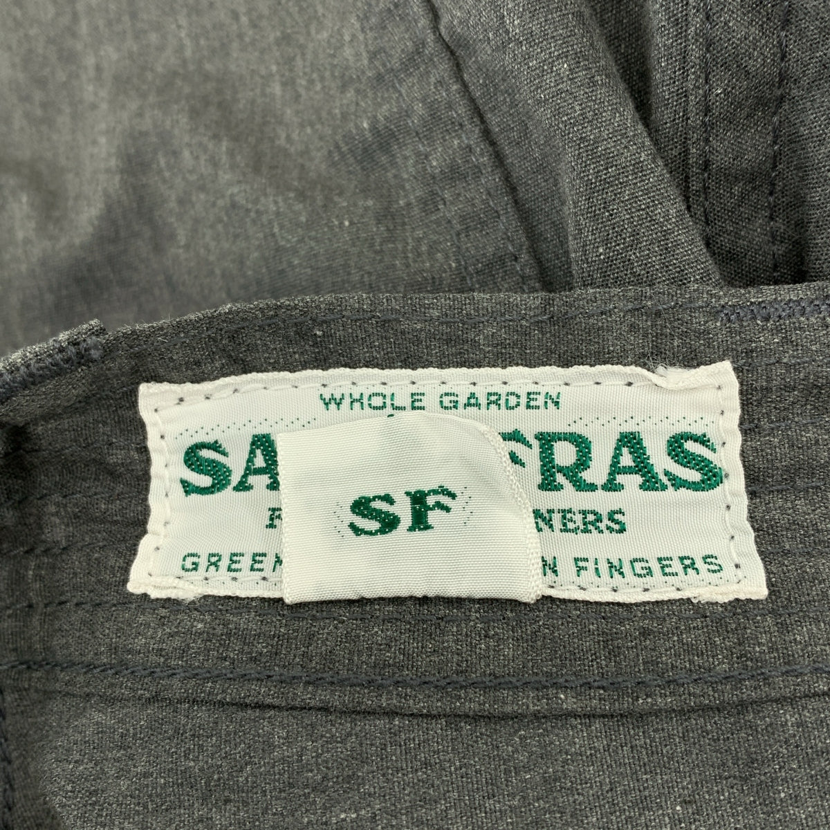 SASSAFRAS / 사사후라스 | Fall Leaf Pants 1/2 T/C West Point 웨스트 포인트 폴 리프 반바지 | S |