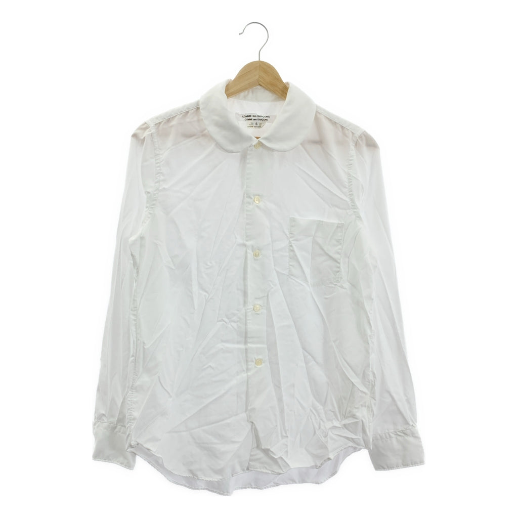 COMME des GARCONS | 巴黎時裝週公元 2025 年 |聚酯圓領襯衫 | S 號 |