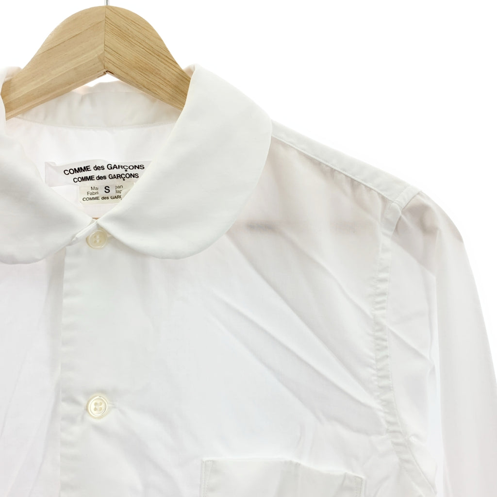 COMME des GARCONS | 巴黎時裝週公元 2025 年 |聚酯圓領襯衫 | S 號 |