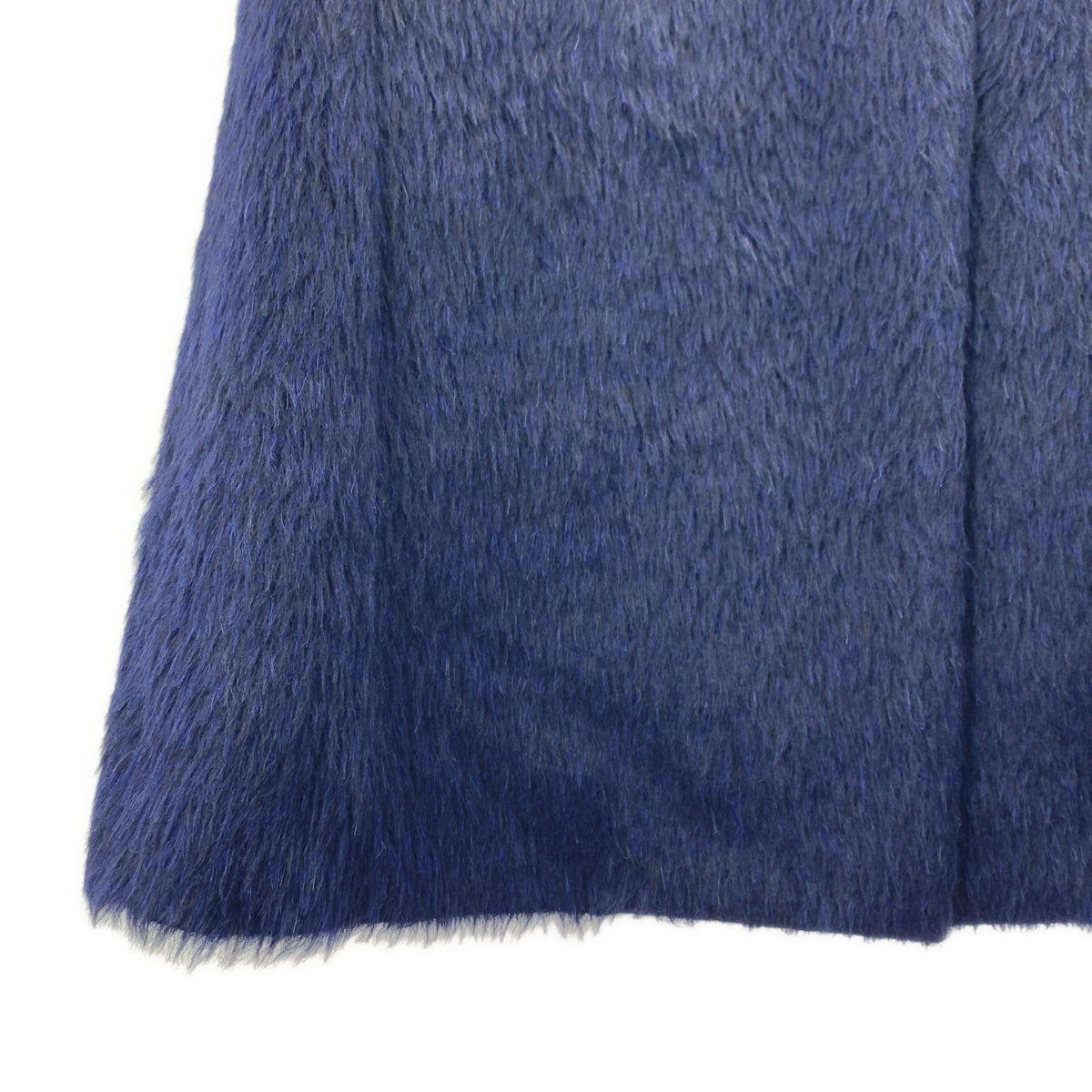 ebure | 羊駝毛混紡無領長毛外套 | 36碼 |