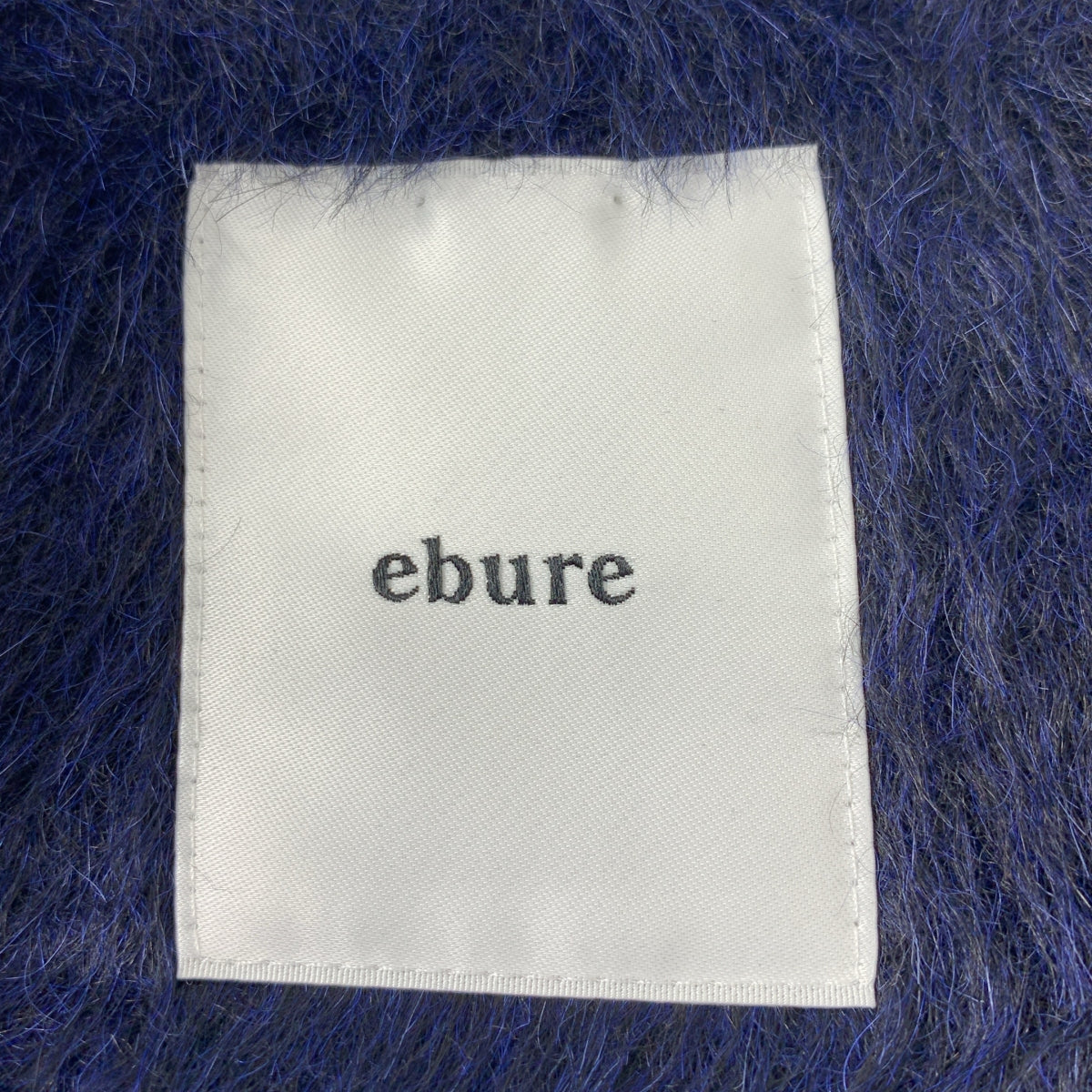 ebure | 羊駝毛混紡無領長毛外套 | 36碼 |