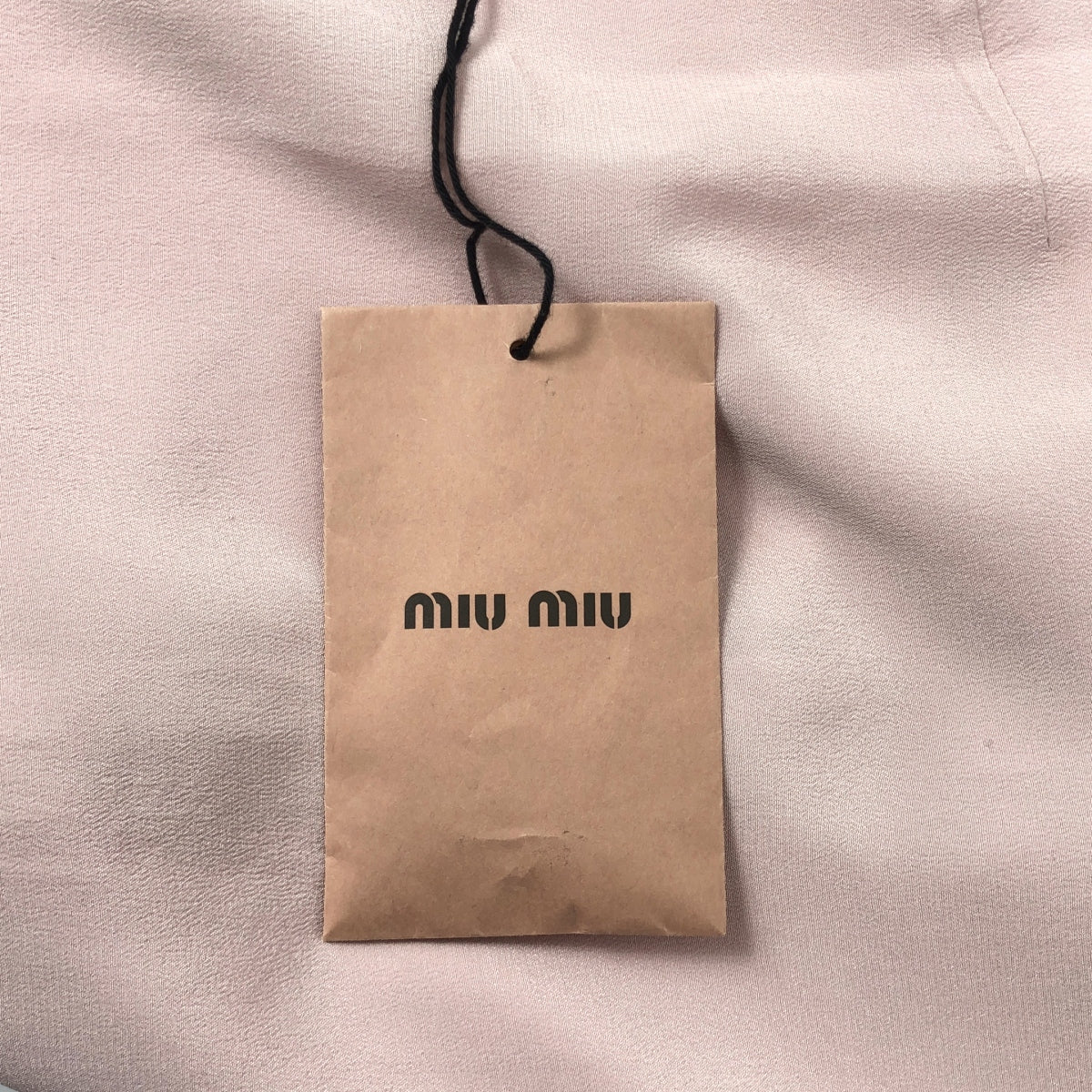 miu miu / ミュウミュウ | バックボタン ノースリーブシャツ | 40 | ライトピンク | レディース