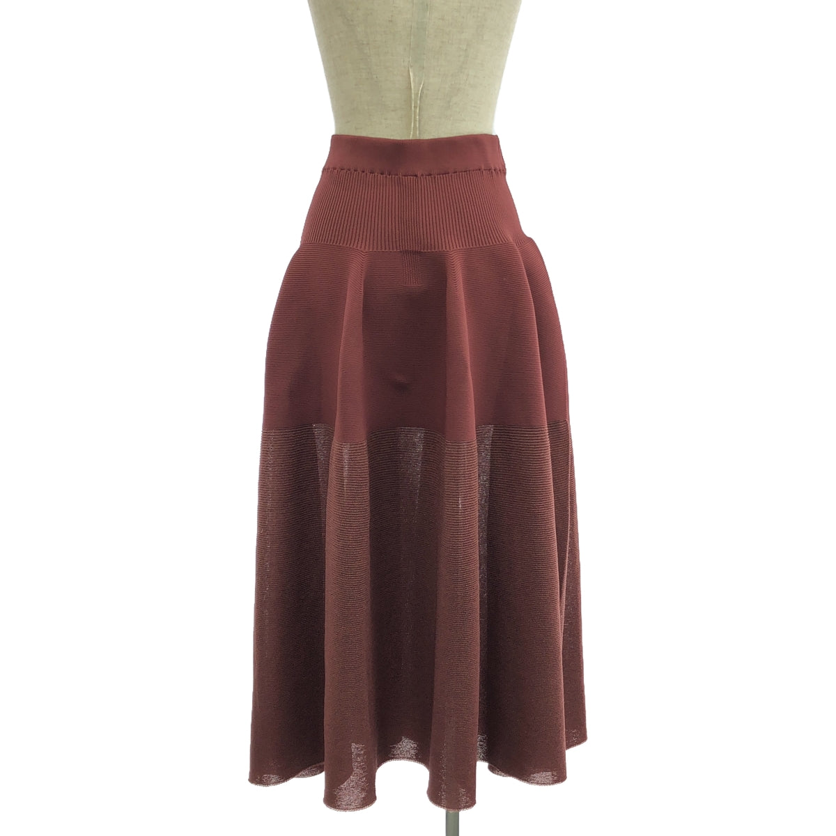 [New] CFCL / CFCL | POTTERY LUCENT GLITTER SKIRT | 1 | Bordeaux | Women's