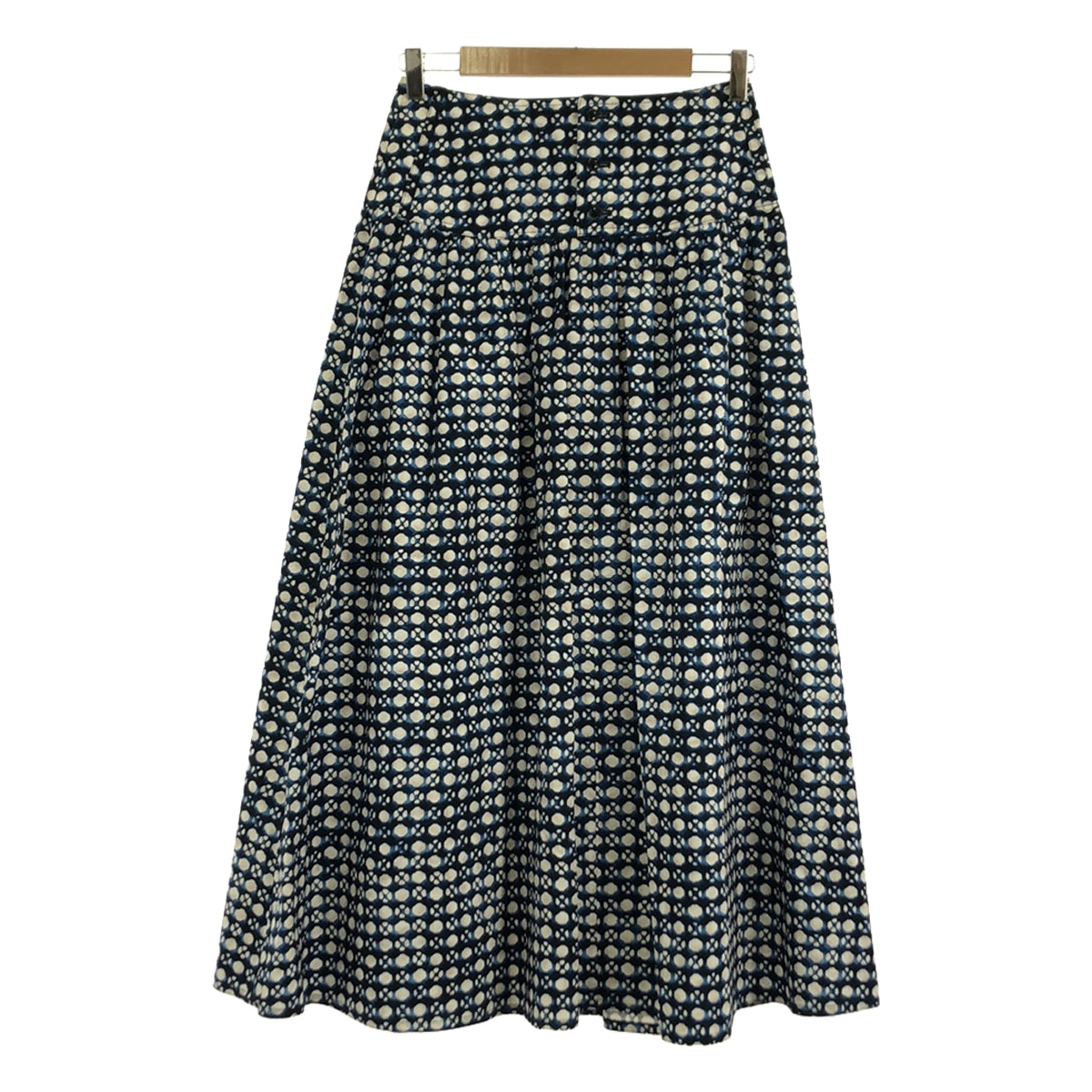 Phlannel / 플란넬 | Mashrabiya Print Gathered Skirt 프린트 롱 스커트 | 1 | 여성