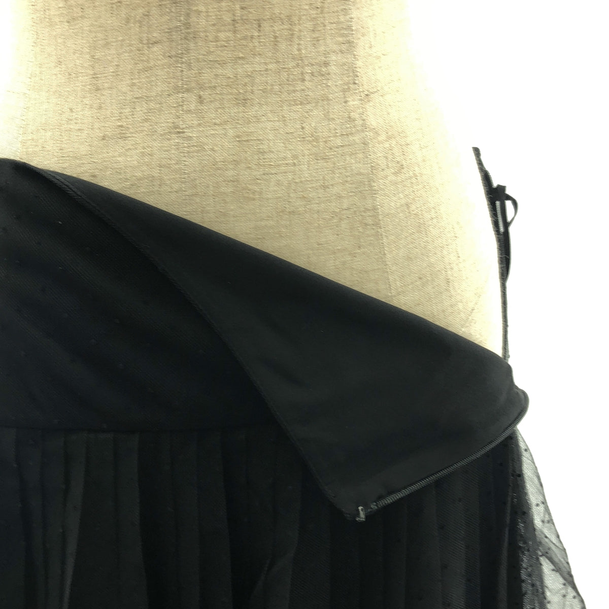 Christian Dior / 迪奧 | 2024春夏 | 圓點百褶薄紗半身裙 | 36 | 女士