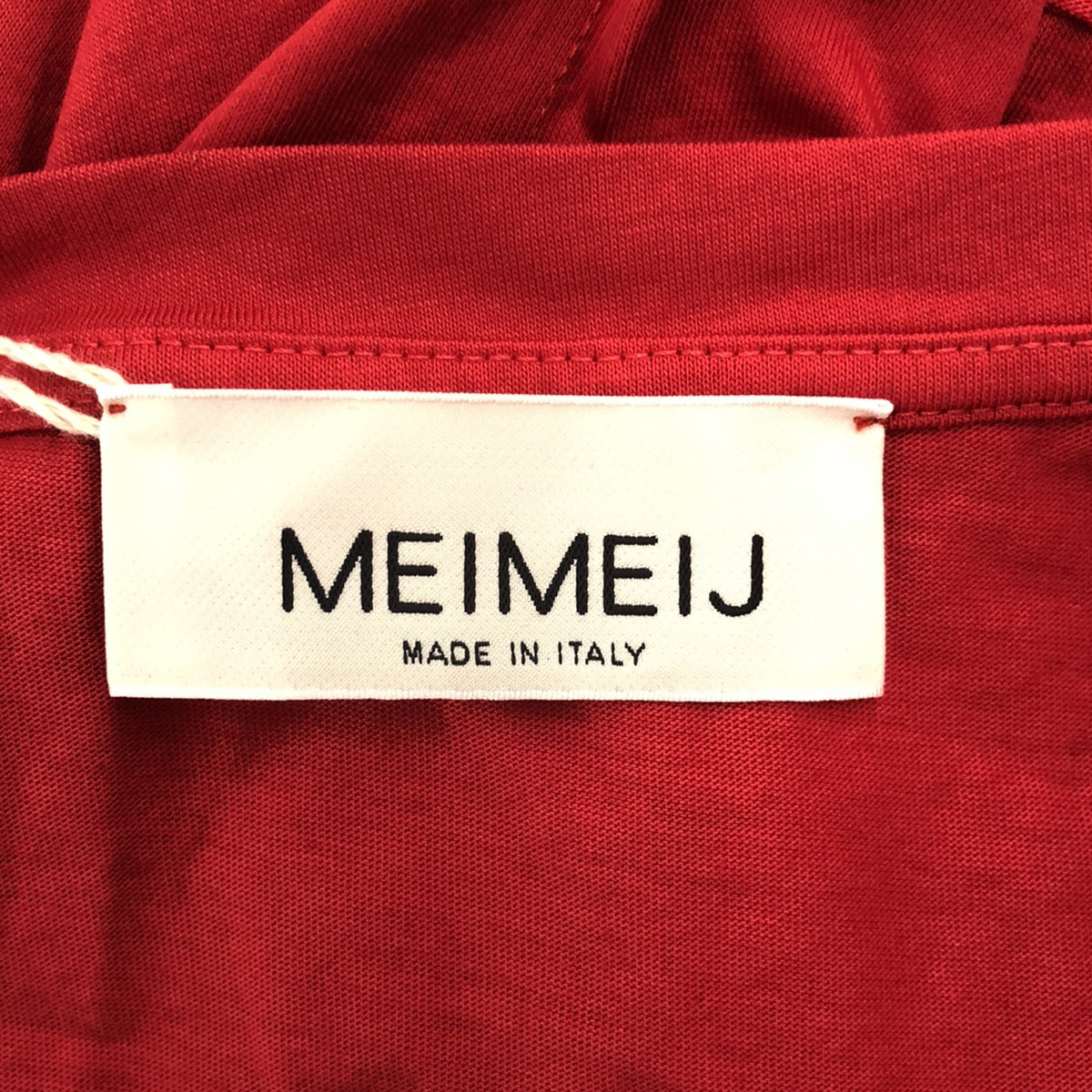 [Good Condition] MEIMEIJ / Meimeijay | Cotton Back Gathered Dress | 38 | Red | Women's