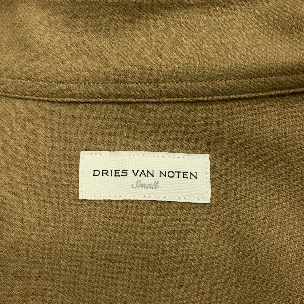 DRIES VAN NOTEN / 드리스 반 노튼 | 더블 포켓 밀리터리 오버 롱 셔츠 | S |
