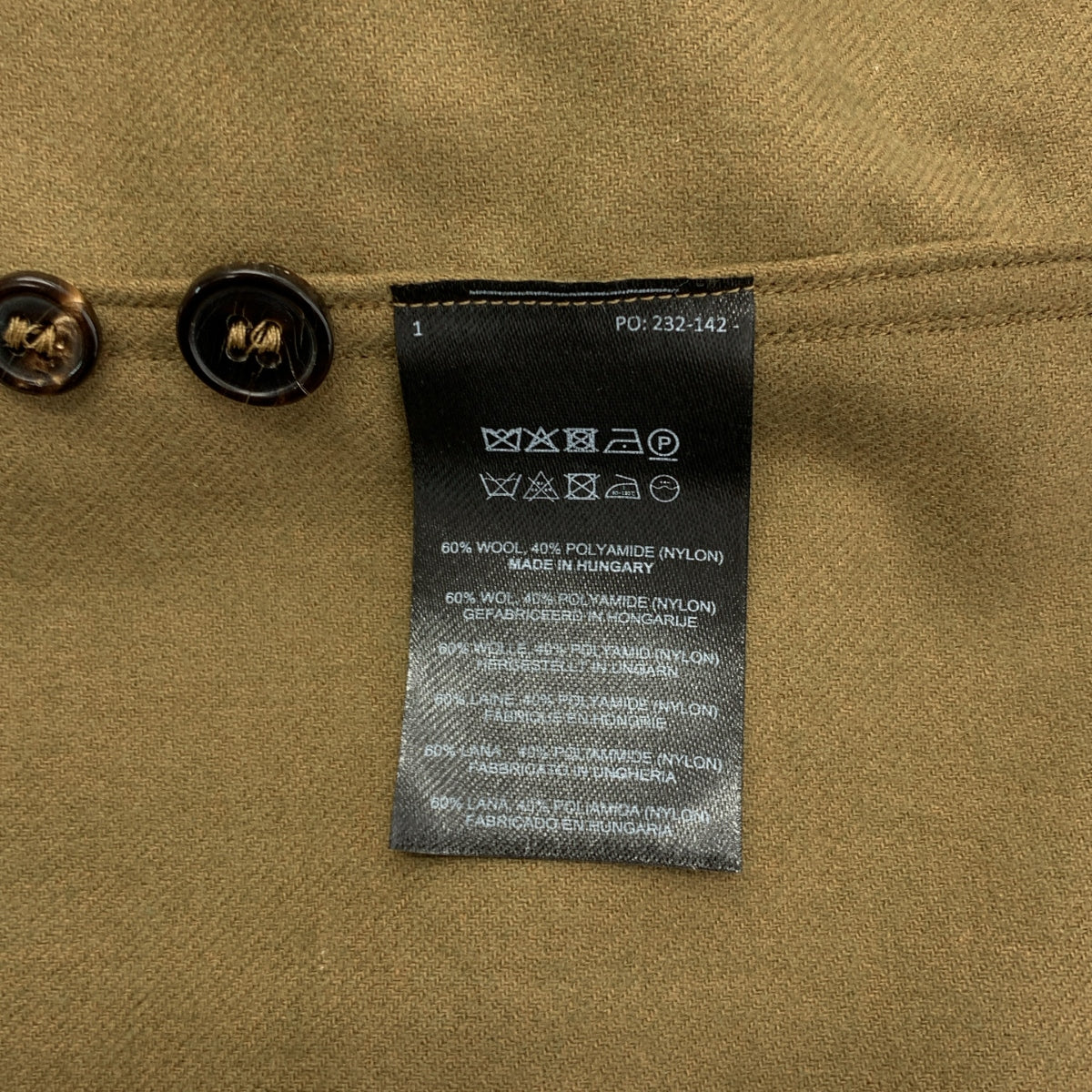 DRIES VAN NOTEN / 드리스 반 노튼 | 더블 포켓 밀리터리 오버 롱 셔츠 | S |