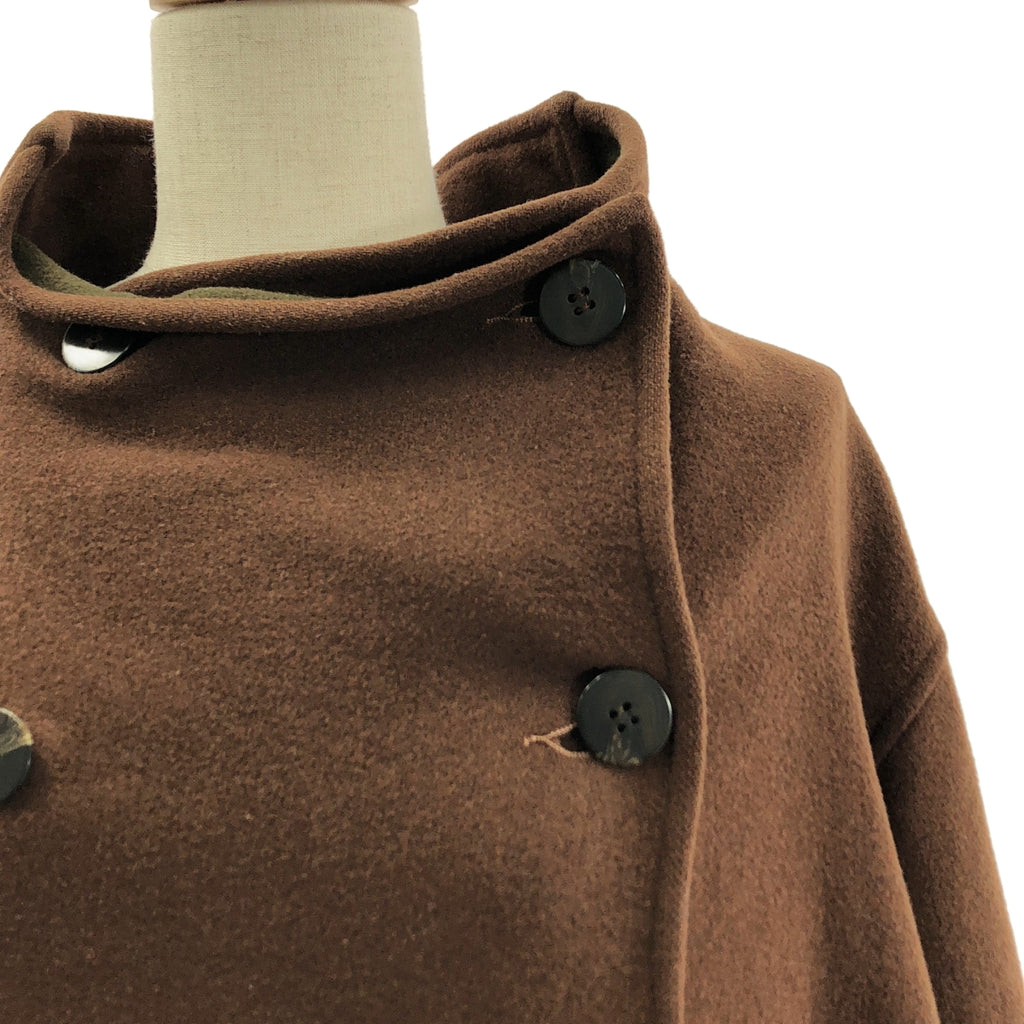 AQUASCUTUM / アクアスキュータム | ウール モックネック ロングコート | M | レディース