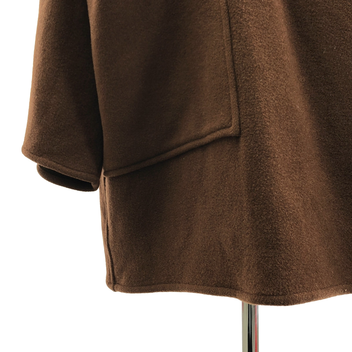 AQUASCUTUM / アクアスキュータム | ウール モックネック ロングコート | M | レディース