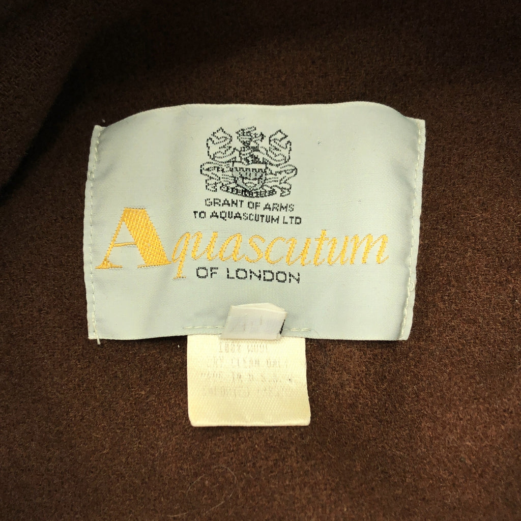 AQUASCUTUM / アクアスキュータム | ウール モックネック ロングコート | M | レディース
