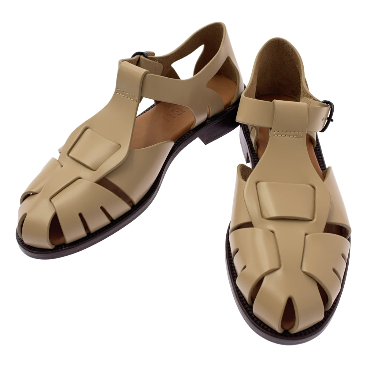 HEREU / 헬류 | Pesca 가죽 구르카 샌들 | 37 | 여성