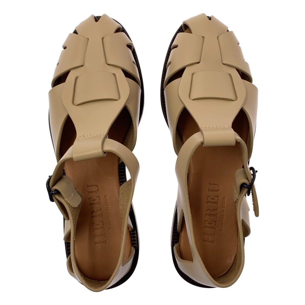 HEREU / 헬류 | Pesca 가죽 구르카 샌들 | 37 | 여성