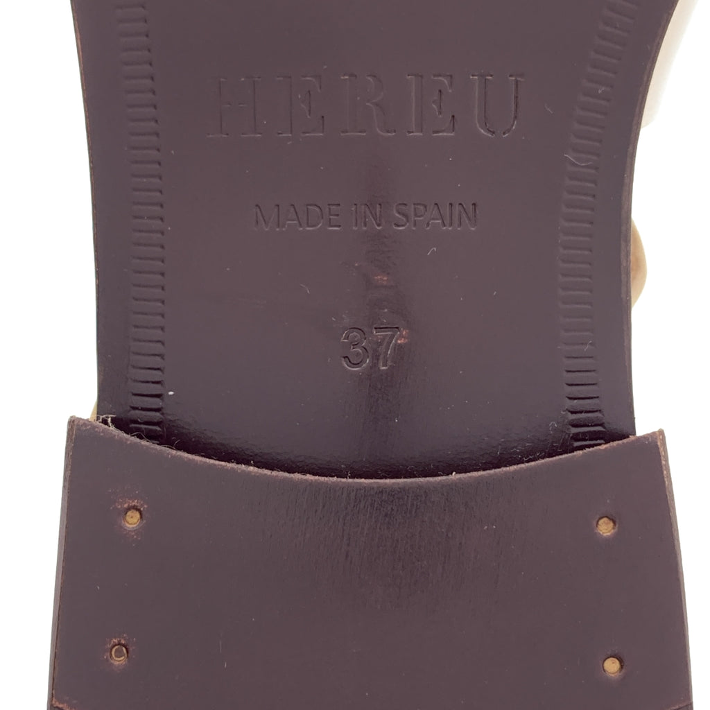 HEREU / 헬류 | Pesca 가죽 구르카 샌들 | 37 | 여성