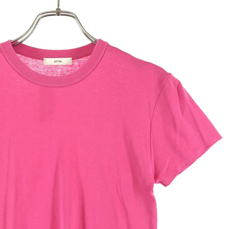 ATON / エイトン | クルーネック カットソー |