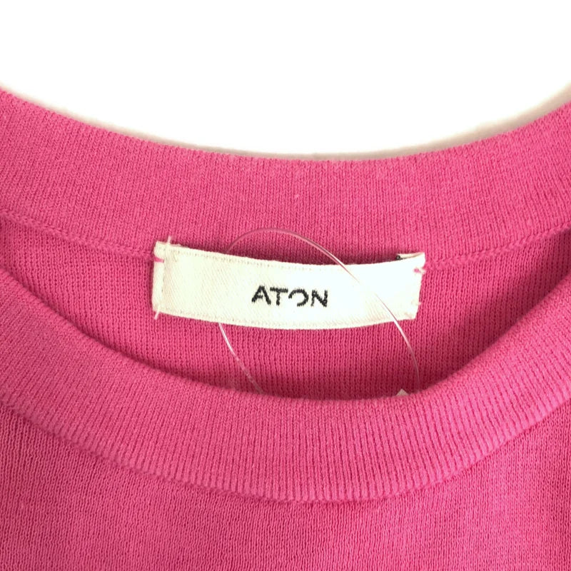 ATON / エイトン | クルーネック カットソー |