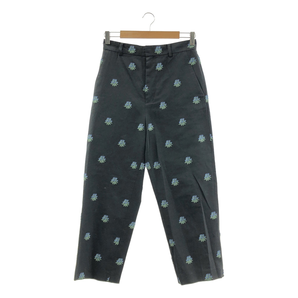 LOEFF / 로에프 | 엉겅퀴 자카드 자르기 바지 | 1 | 여성