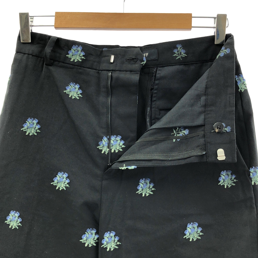 LOEFF / 로에프 | 엉겅퀴 자카드 자르기 바지 | 1 | 여성