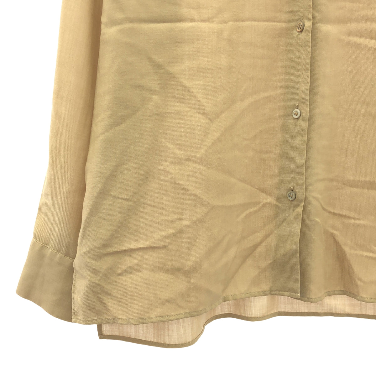 JOURNAL STANDARD L'ESSAGE / 저널 스탠다드 레서지 | 2021SS | AYA KANEKO × L'ESSAGE V 넥 셔츠 가네코 아야 | F | 베이지 | 여성