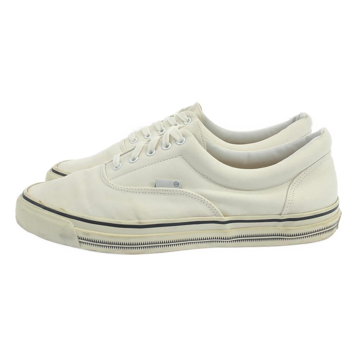 UNDER COVER | Leather-trimmed low-cut sneakers | XL | White | Men's