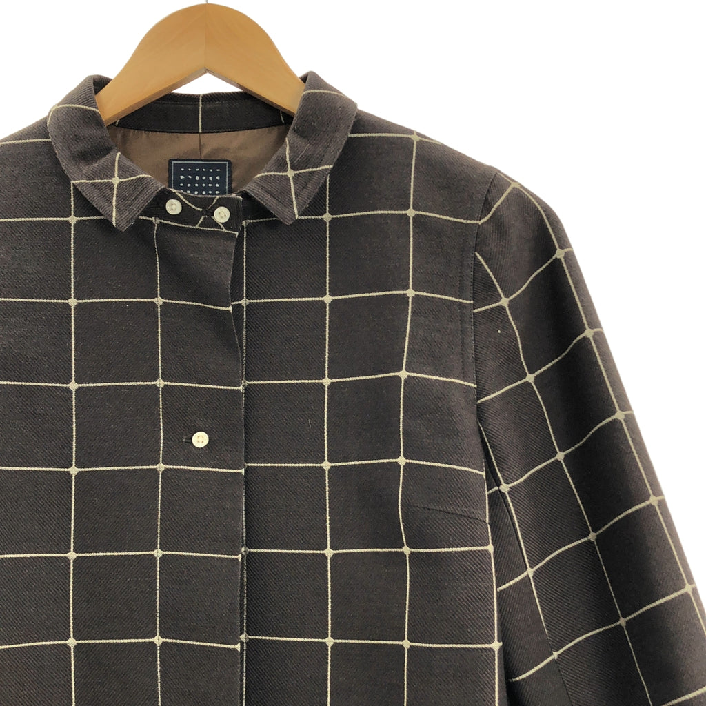 mina perhonen / 미나페르호넨 | tile 타일 울 캐시미어 혼합 셔츠 코트 | 1 |