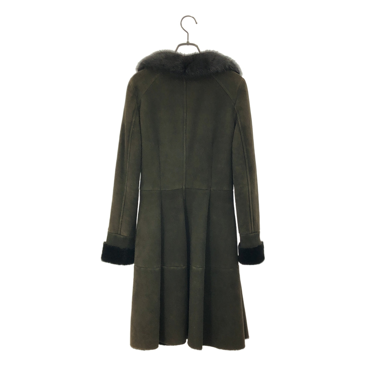 PRADA | 雙層切斯特羊毛皮大衣 |