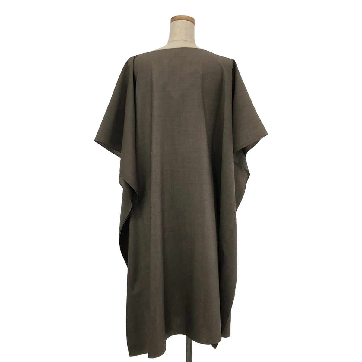 [Good Condition] THE ROW | JANIS DRESS Wool Mohair Flutter Sleeve Dress | XS | Camel Black | Women's